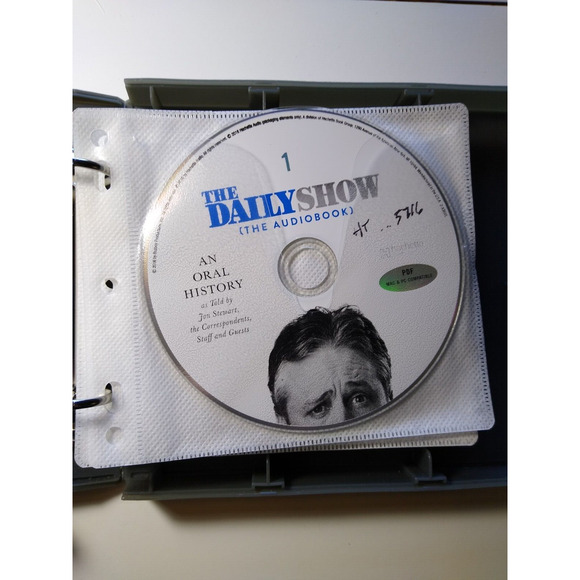 The Daily Show The AudioBook An Oral History as Told by Jon Stewart 13 Discs - Picture 4 of 5